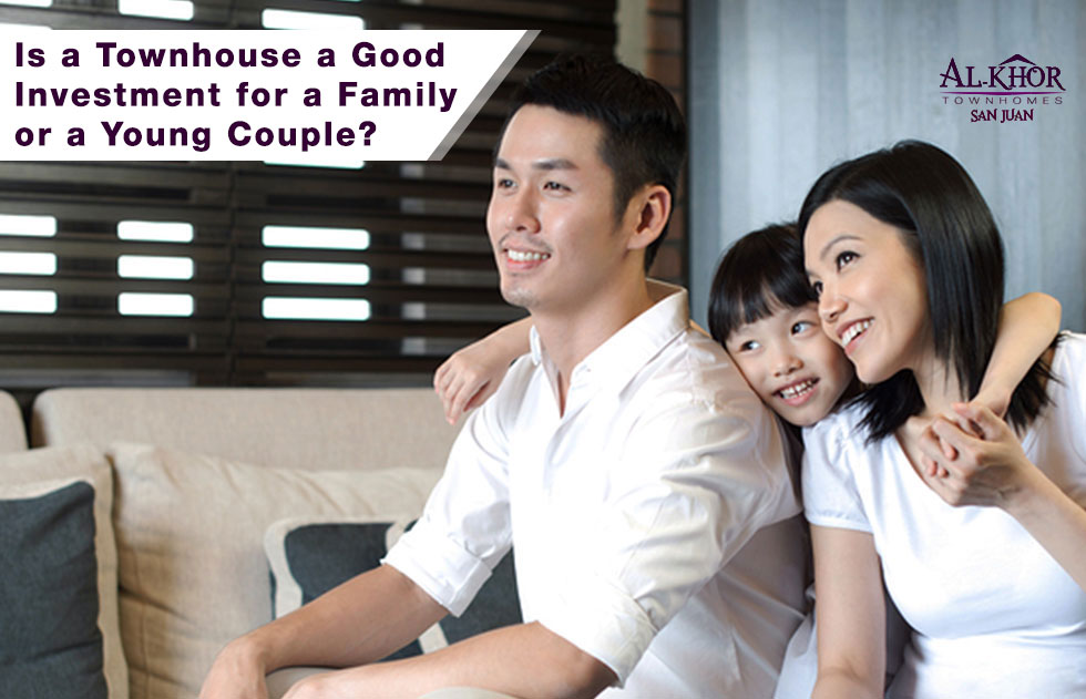 Townhouse investment for family or a young couple