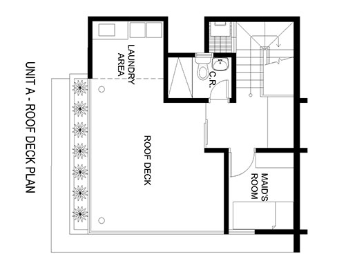 Al-Khor Townhomes Phase 3 Bonifacio Roof Deck Unit A